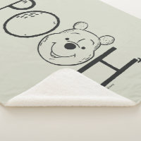 Pooh and Piglet, Boo Pooh Sherpa Blanket, Zazzle