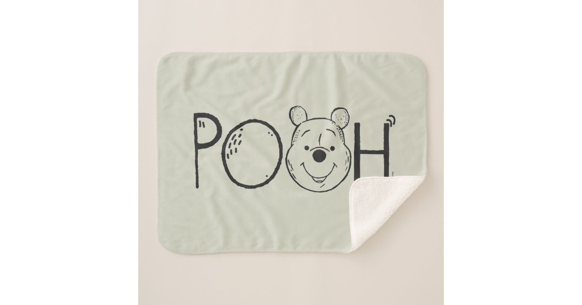 Pooh and Piglet, Boo Pooh Sherpa Blanket, Zazzle