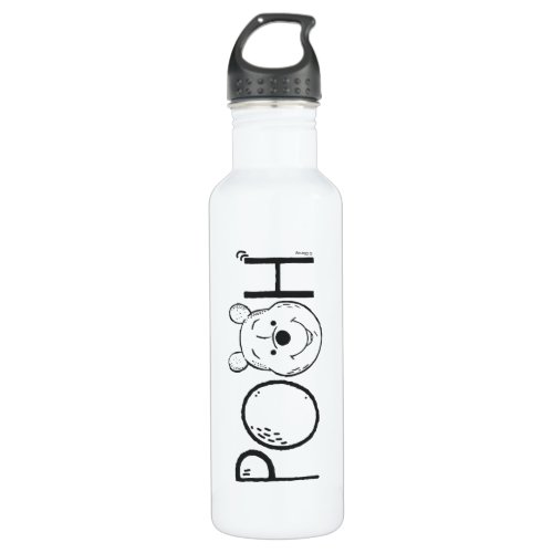 Winnie the Pooh Name Stainless Steel Water Bottle