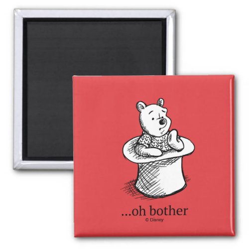 Winnie the Pooh  Oh Bother Quote Magnet