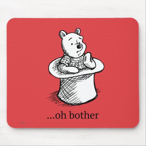 Winnie the Pooh  Oh Bother Quote Mouse Pad