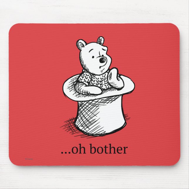 Winnie the Pooh | Oh Bother Quote Mouse Pad (Front)