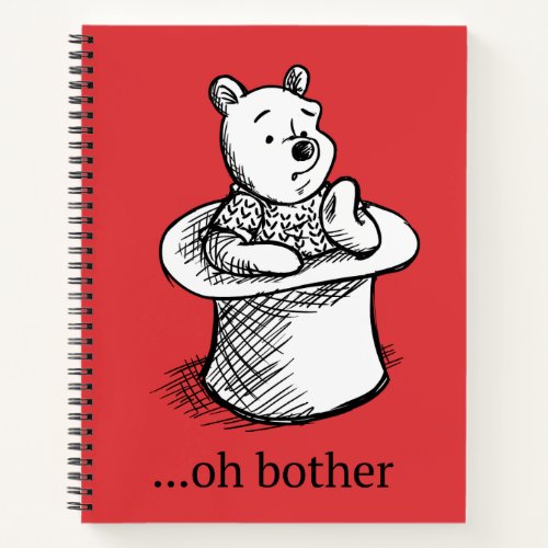 Winnie the Pooh  Oh Bother Quote Notebook