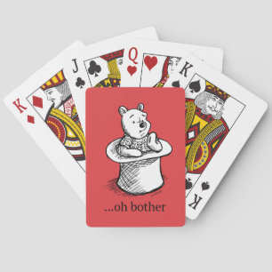 Winnie the Pooh   Oh Bother Quote Playing Cards