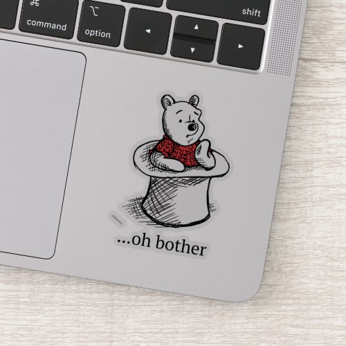 Winnie the Pooh  Oh Bother Quote Sticker