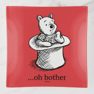 Winnie the Pooh   Oh Bother Quote Trinket Tray