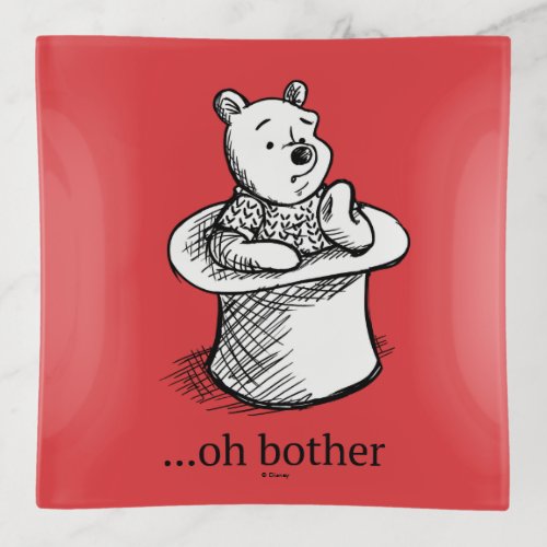 Winnie the Pooh  Oh Bother Quote Trinket Tray