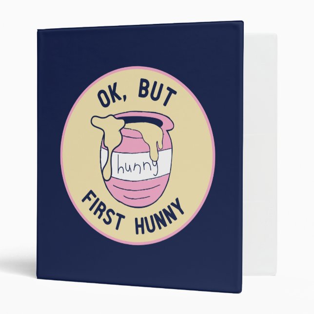 Winnie The Pooh | OK, But First Hunny Binder (Front/Inside)