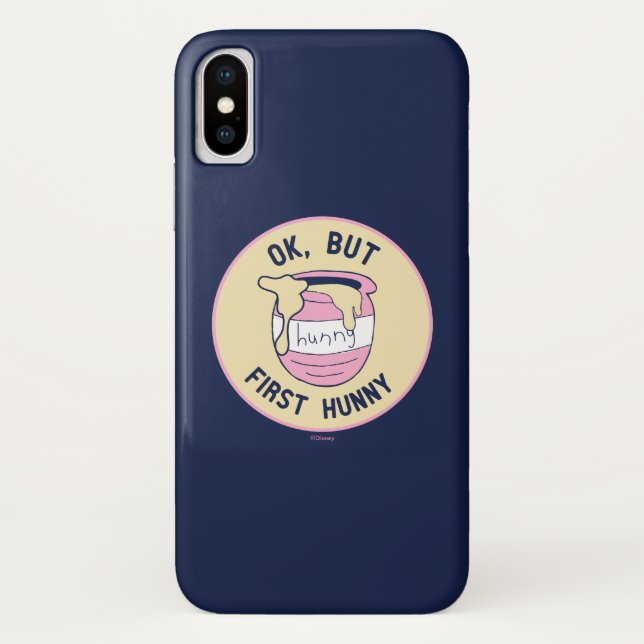 Winnie The Pooh | OK, But First Hunny Case-Mate iPhone Case (Back)
