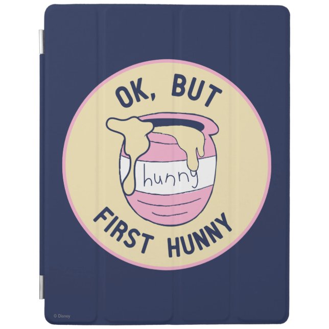 Winnie The Pooh | OK, But First Hunny iPad Smart Cover (Front)