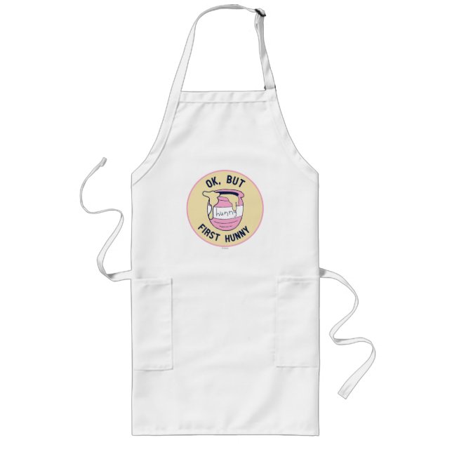 Winnie The Pooh | OK, But First Hunny Long Apron (Front)