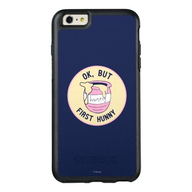 Winnie The Pooh | OK, But First Hunny Otterbox iPhone Case (Back)