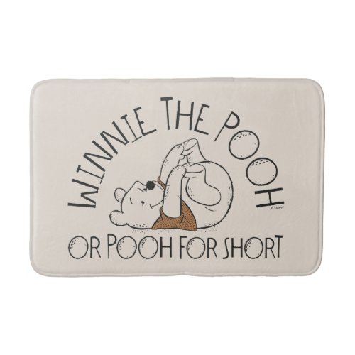 Winnie the Pooh or Pooh for Short Bath Mat