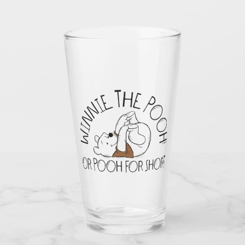Winnie the Pooh or Pooh for Short Glass