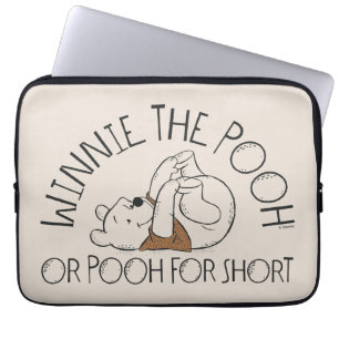 Winnie the Pooh or Pooh for Short Laptop Sleeve