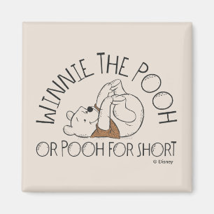Winnie the Pooh or Pooh for Short Magnet