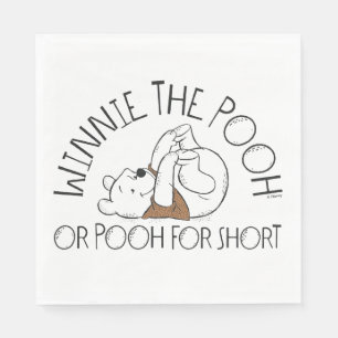 Winnie the Pooh or Pooh for Short Napkins