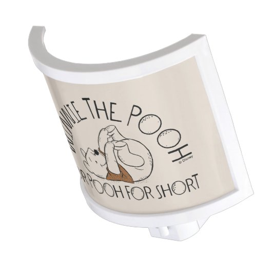 Winnie the Pooh or Pooh for Short Night Light (Angled)