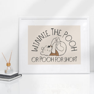 Winnie the Pooh or Pooh for Short Poster