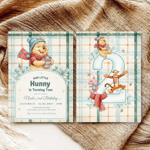 Winnie the Pooh 'Our Little Hunny is Turning Two' Invitation