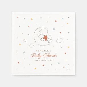 Winnie The Pooh Over the Moon Baby Shower Napkins