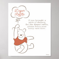 Winnie The Pooh Over the Moon Diaper Raffle