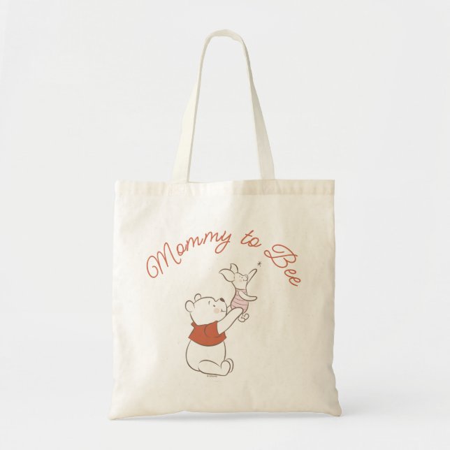 Winnie The Pooh Over the Moon Mommy to Bee Tote Bag (Front)