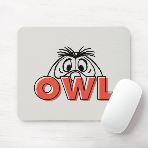 Winnie the Pooh  Owl Peek_A_Boo Mouse Pad