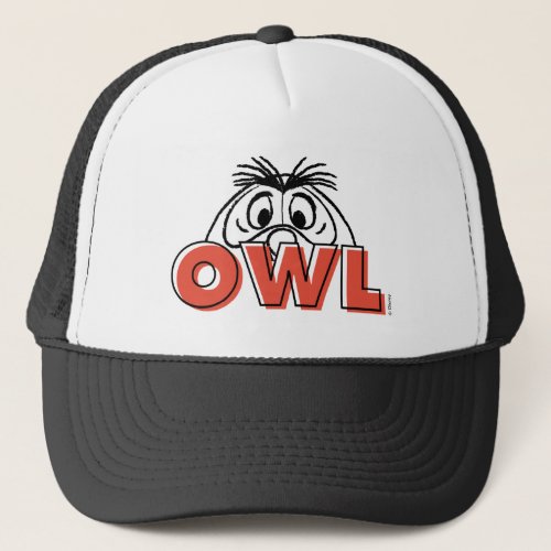 Winnie the Pooh  Owl Peek_A_Boo Trucker Hat