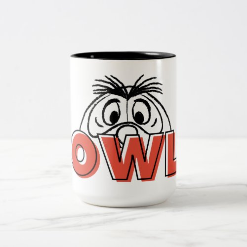 Winnie the Pooh  Owl Peek_A_Boo Two_Tone Coffee Mug