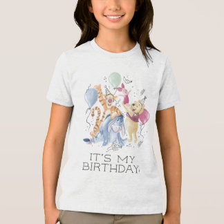 Winnie the Pooh & Pals | Balloon- It's My Birthday Tri-Blend Shirt