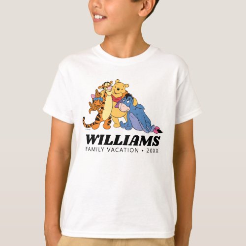 Winnie the Pooh  Pals  Family Vacation T_Shirt
