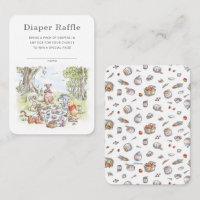 Winnie the Pooh & Pals Picnic Diaper Raffle Insert