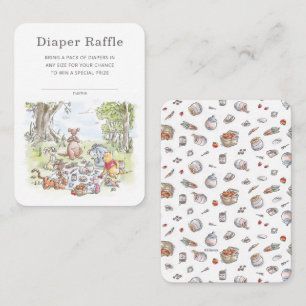Winnie the Pooh & Pals Picnic Diaper Raffle Insert