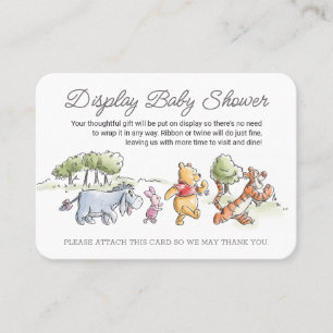 Winnie the Pooh & Pals Picnic No Wrap Place Card