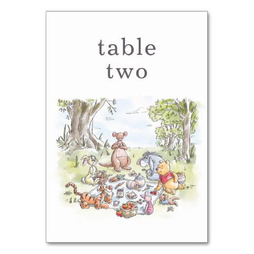 Winnie the Pooh  Pals Picnic Table Number