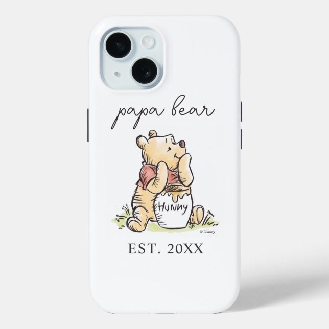 Winnie the Pooh | Papa Bear - New Dad Case-Mate iPhone Case (Back)
