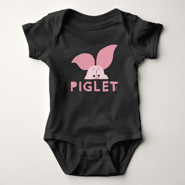 Winnie the Pooh | Peek-a-Boo Piglet Baby Bodysuit (Front)