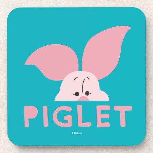 Winnie the Pooh  Peek_a_Boo Piglet Beverage Coaster