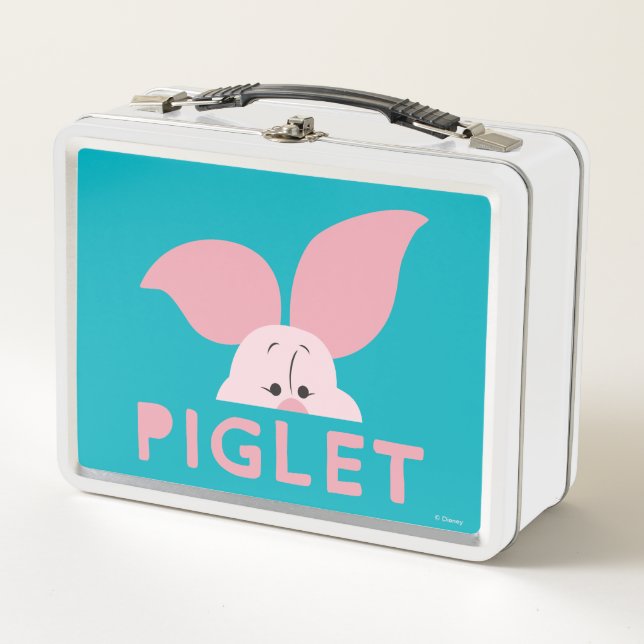 Winnie the Pooh | Peek-a-Boo Piglet Metal Lunch Box (Front)