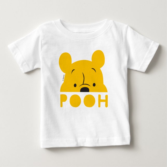 Winnie the Pooh | Peek-a-Boo Pooh Baby T-Shirt (Front)