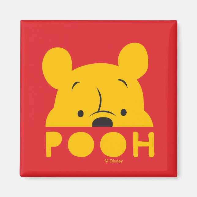 Winnie the Pooh | Peek-a-Boo Pooh Magnet (Front)