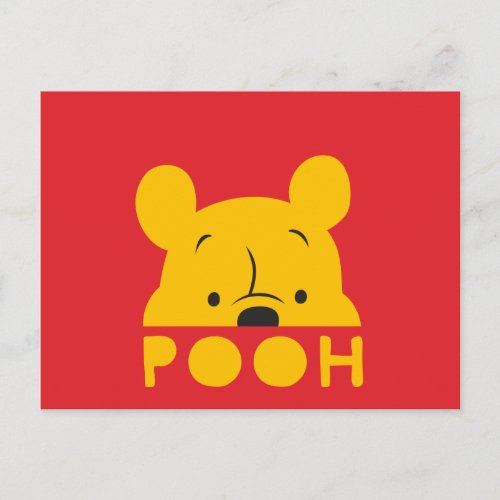 Winnie the Pooh  Peek_a_Boo Pooh Postcard
