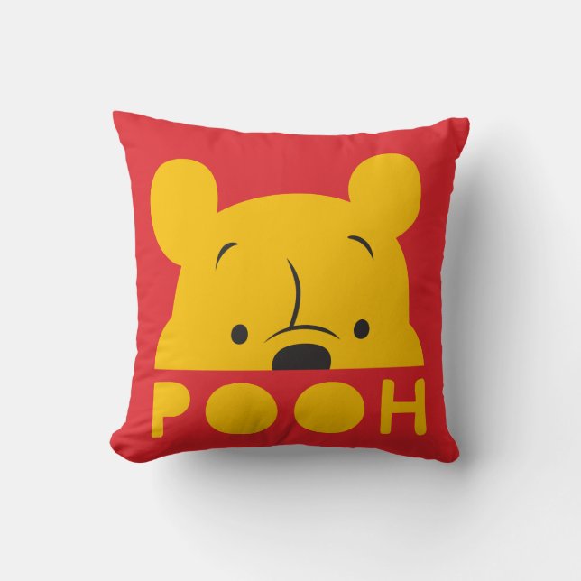 Winnie the Pooh | Peek-a-Boo Pooh Throw Pillow (Front)
