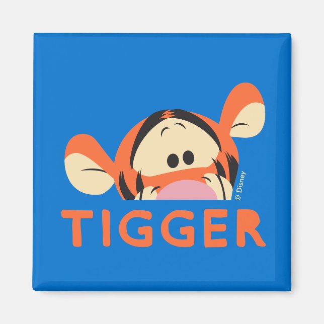 Winnie the Pooh | Peek-a-Boo Tigger Magnet (Front)