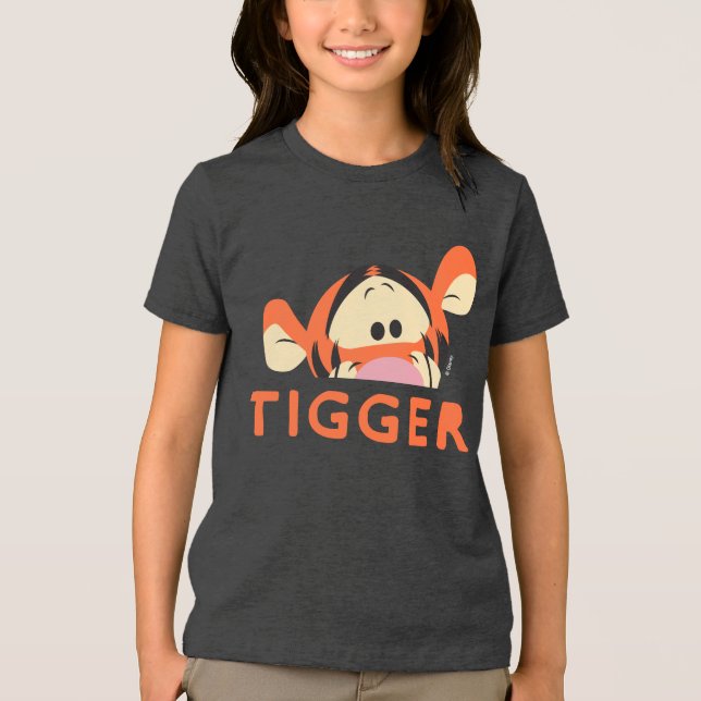 Winnie the Pooh | Peek-a-Boo Tigger Tri-Blend Shirt (Front)