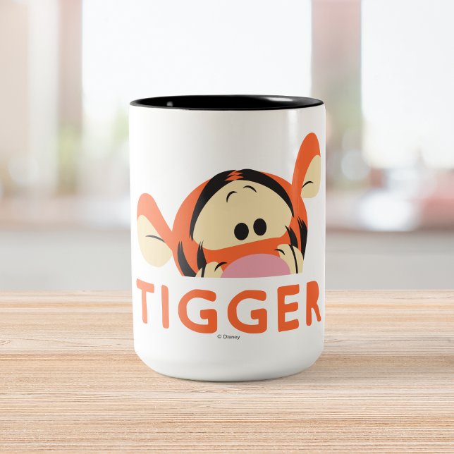 Winnie the Pooh | Peek-a-Boo Tigger Two-Tone Coffee Mug
