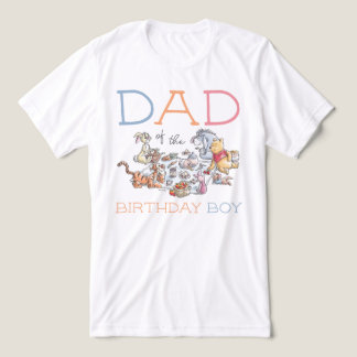 Winnie the Pooh Picnic - Dad of the Birthaday Boy Tri-Blend Shirt