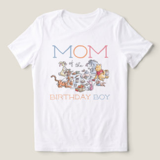 Winnie the Pooh Picnic - Mom of the Birthaday Boy Tri-Blend Shirt
