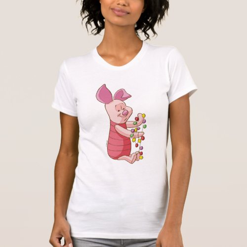 Winnie the Pooh  Piglet Christmas Lights T_Shirt